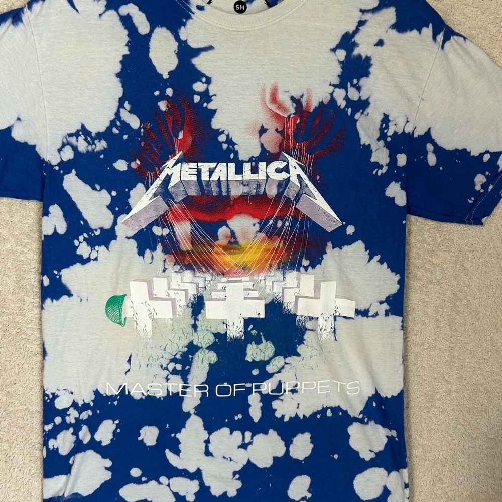 Blue Tie-Dye Short Sleeve Tee